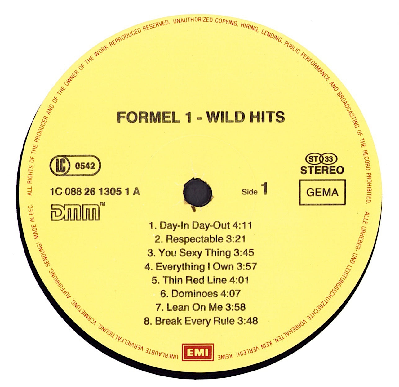 Formel Eins - Wild Hits! Vinyl LP