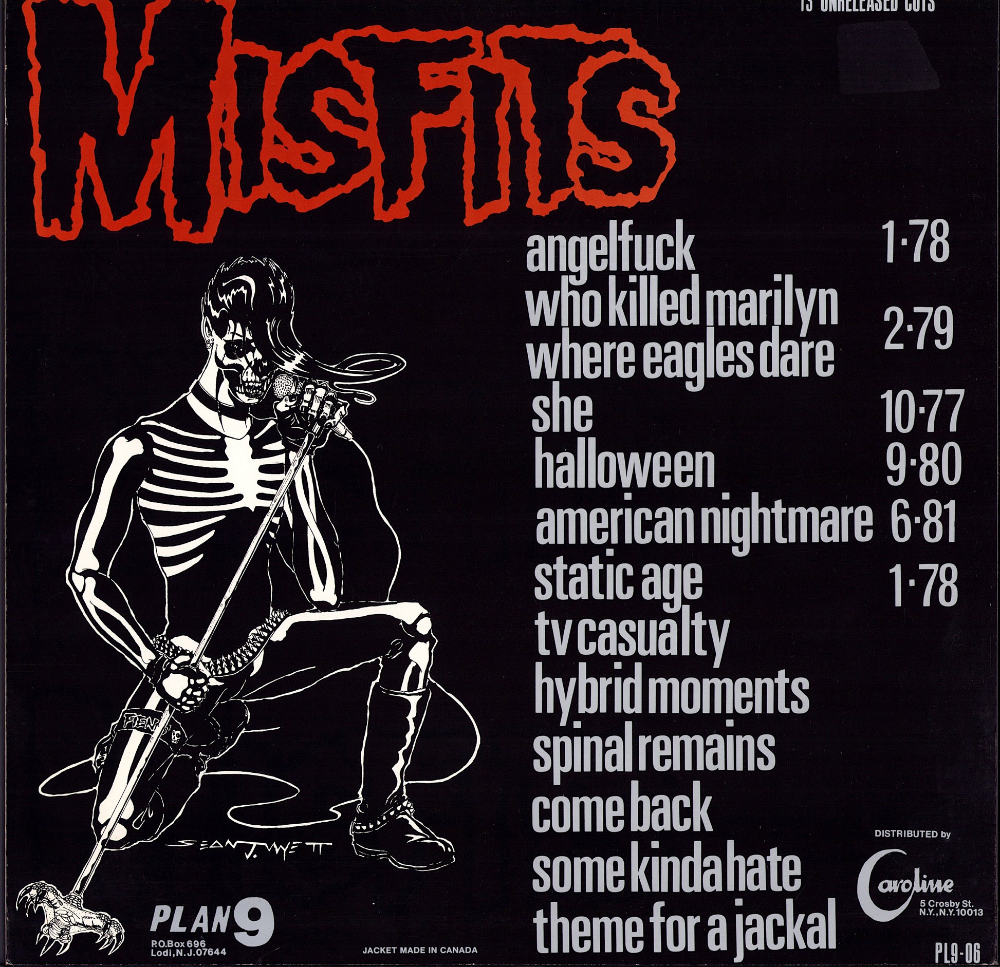 Misfits - Legacy Of Brutality Black Translucent Vinyl LP