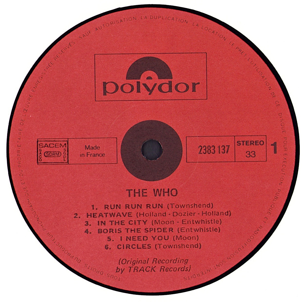 The Who - The Who Vinyl LP FR