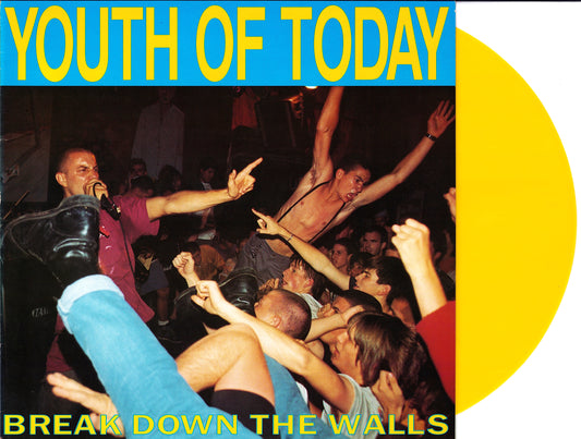 Youth Of Today ‎- Break Down The Walls Yellow Vinyl LP