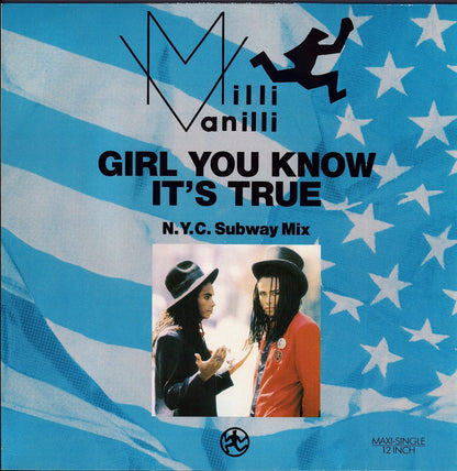 Milli Vanilli - Girl You Know It's True N.Y.C. Subway Mix Vinyl 12" Maxi-Single