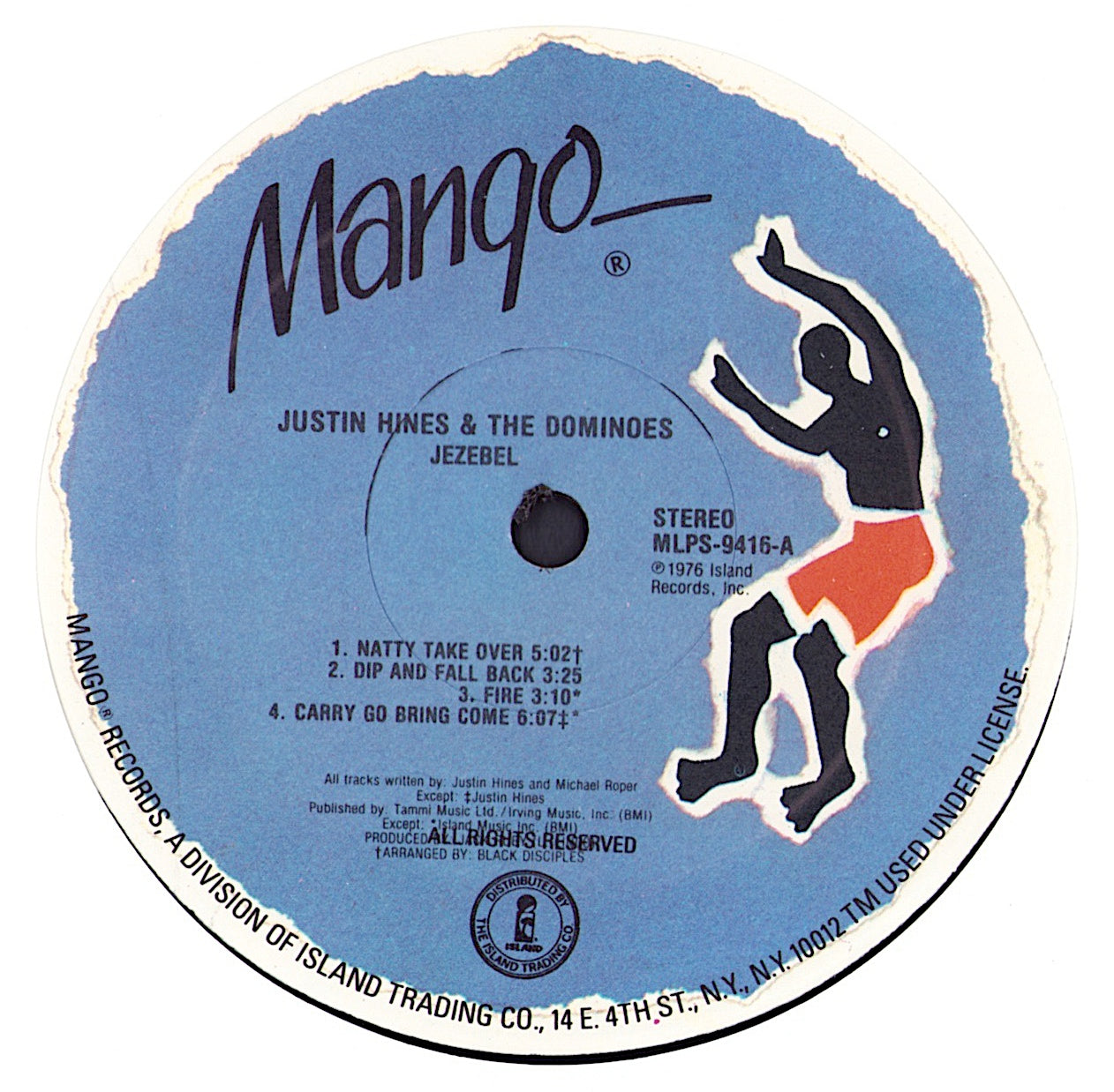 Justin Hines And The Dominoes - Jezebel Vinyl LP US