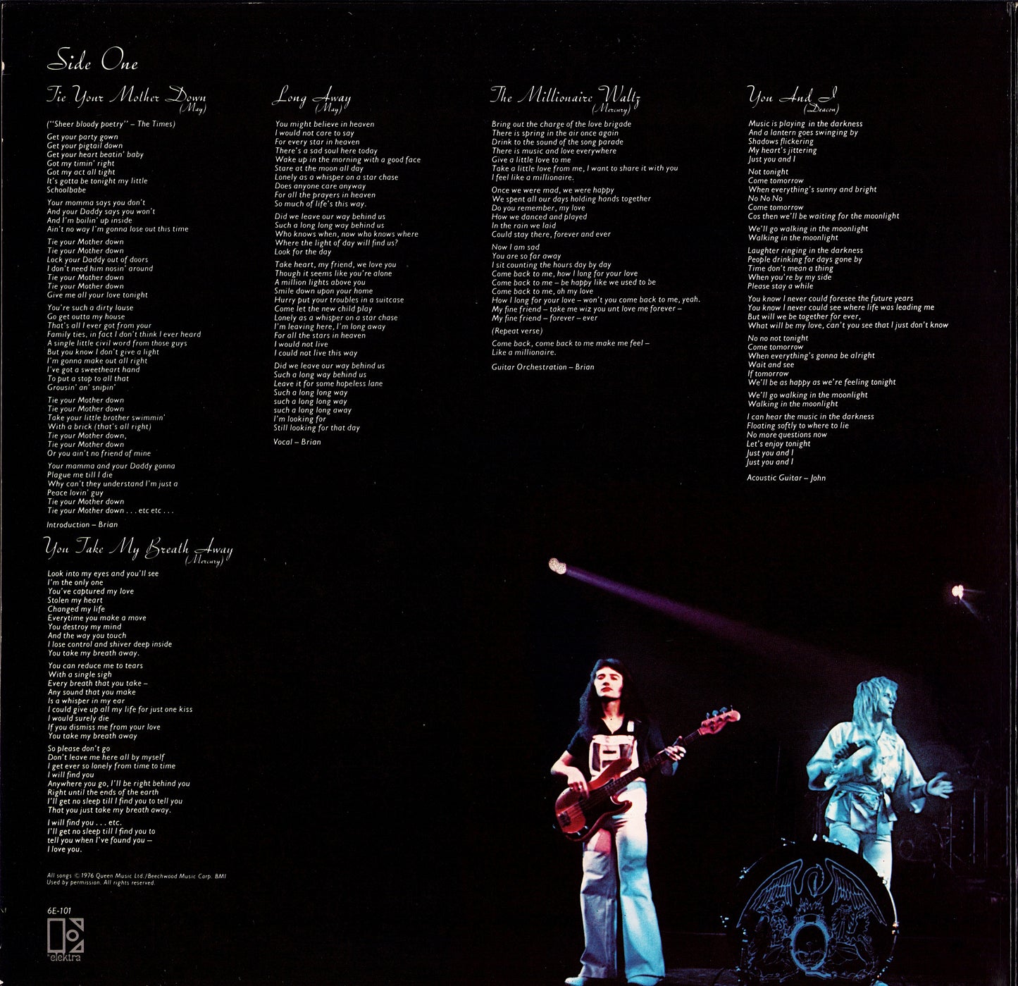 Queen ‎- A Day At The Races Vinyl LP