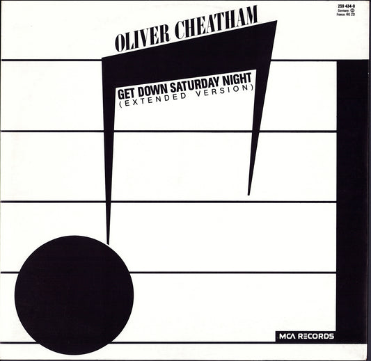 Oliver Cheatham – Get Down Saturday Night Extended Version Vinyl 12" Maxi