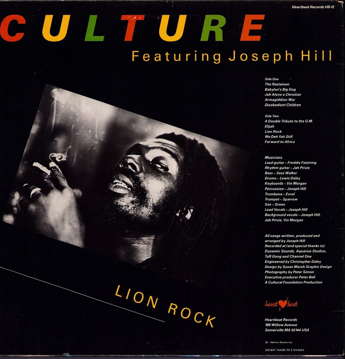 Culture - Lion Roc Vinyl LP