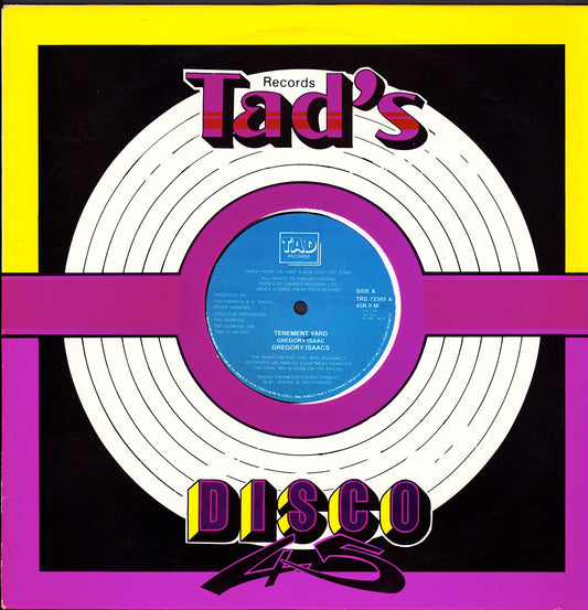 Gregory Isaacs – Tenement Yard Vinyl 12" Maxi-Single