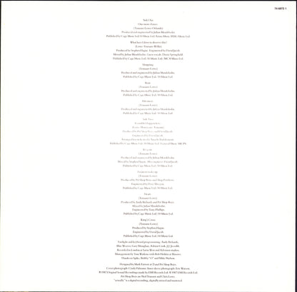 Pet Shop Boys ‎- Actually Vinyl LP