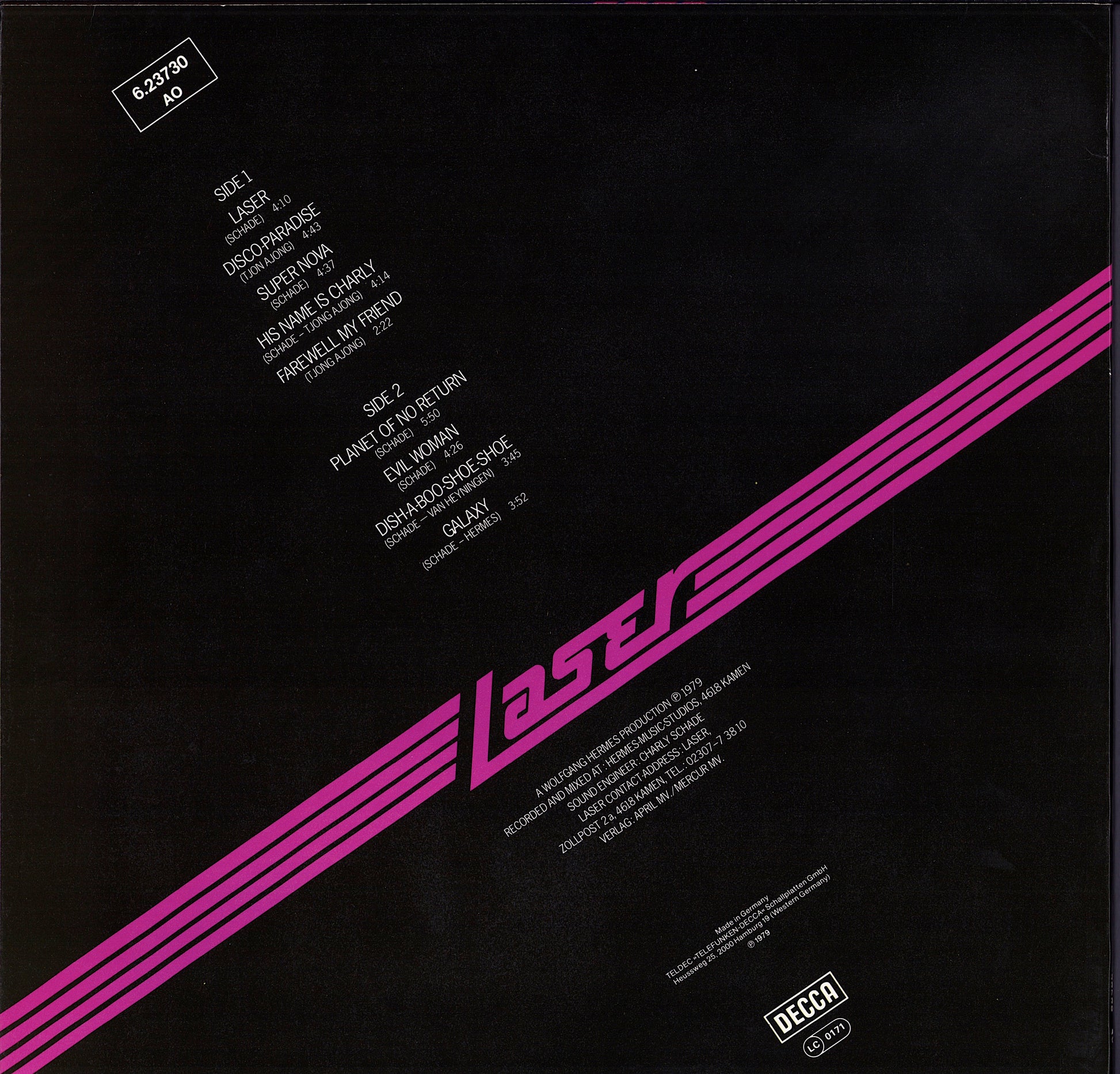 Laser - Laser Vinyl LP