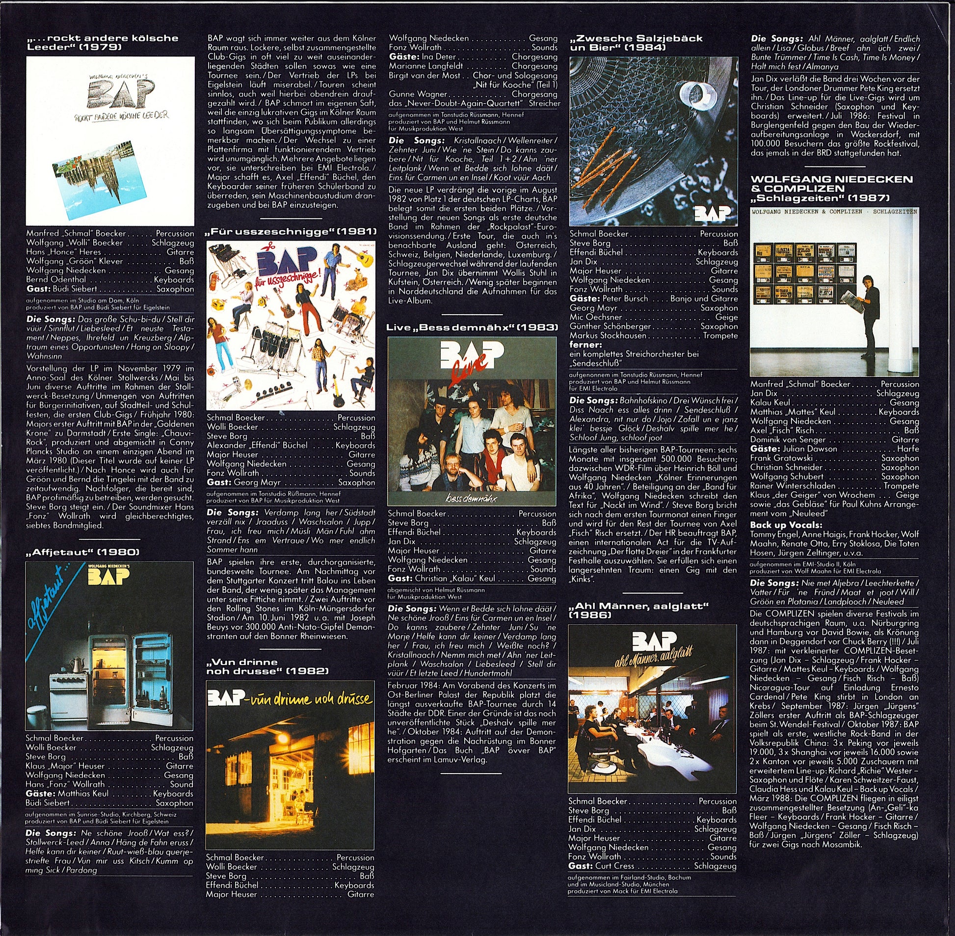 BAP ‎- Da Capo Vinyl LP + Poster