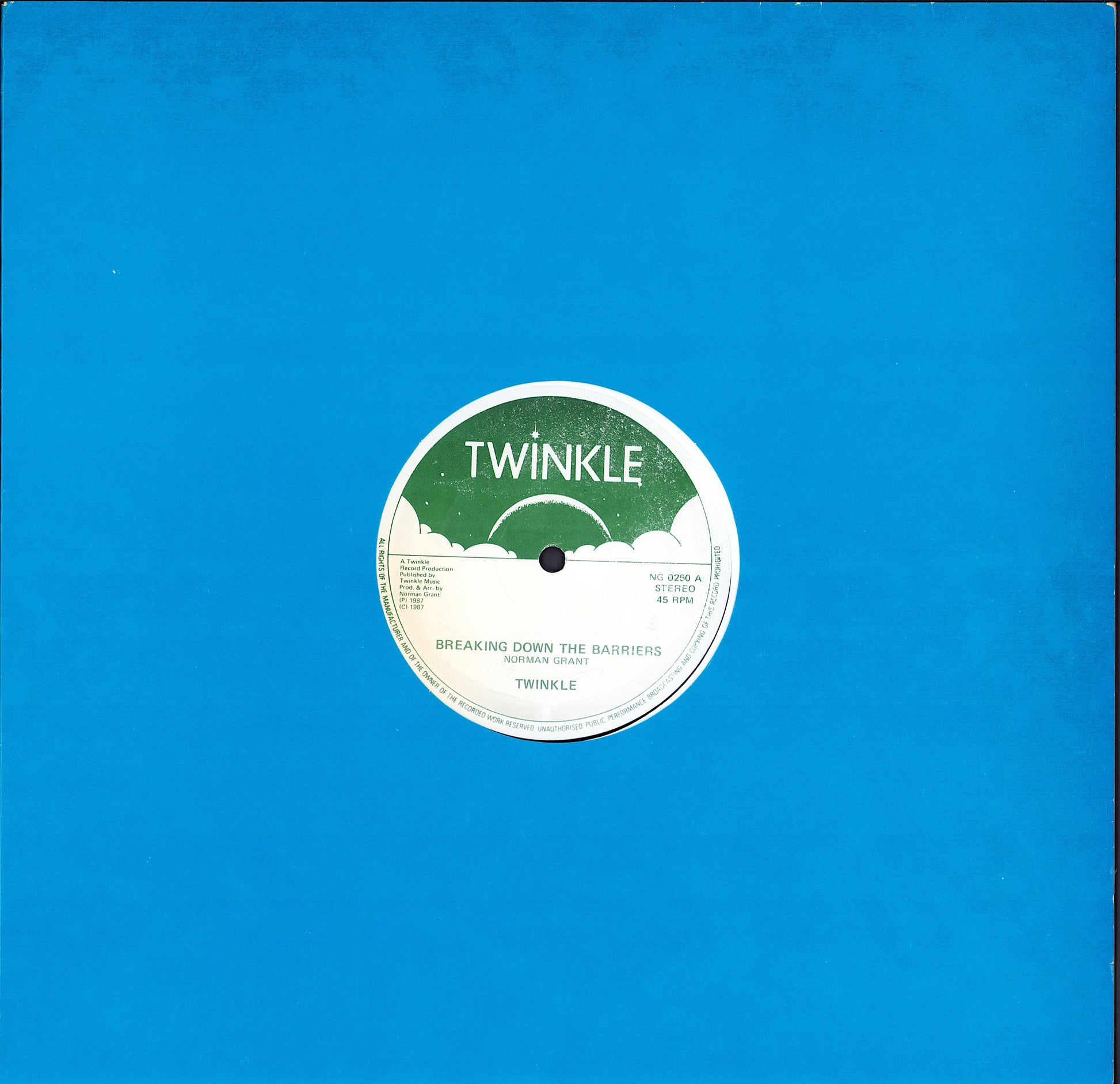 Twinkle - Breaking Down The Barriers Vinyl 12" Maxi-Single