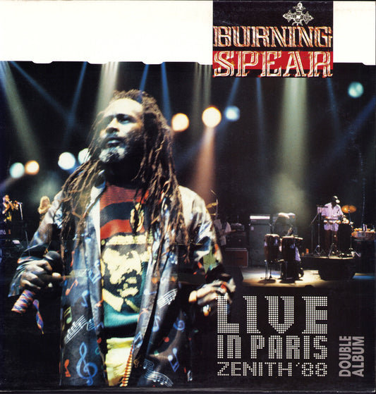 Burning Spear ‎– Live In Paris Vinyl 2LP