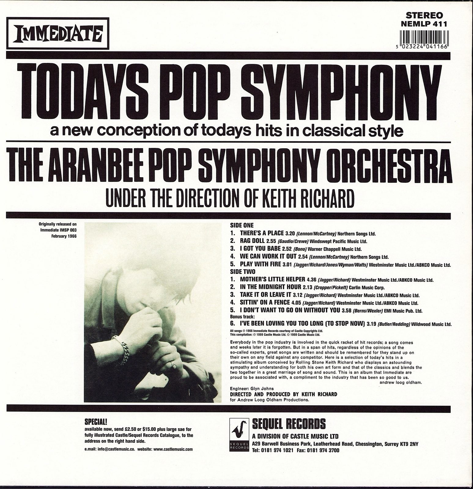 The Aranbee Pop Symphony Orchestra - Todays Pop Symphony Vinyl LP UK