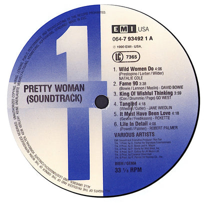 Pretty Woman Original Motion Picture Soundtrack Vinyl LP
