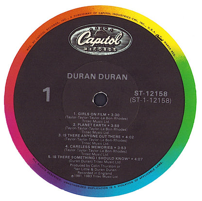 Duran Duran - Duran Duran Vinyl LP