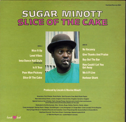 Sugar Minott ‎- Slice of the Cake Vinyl LP