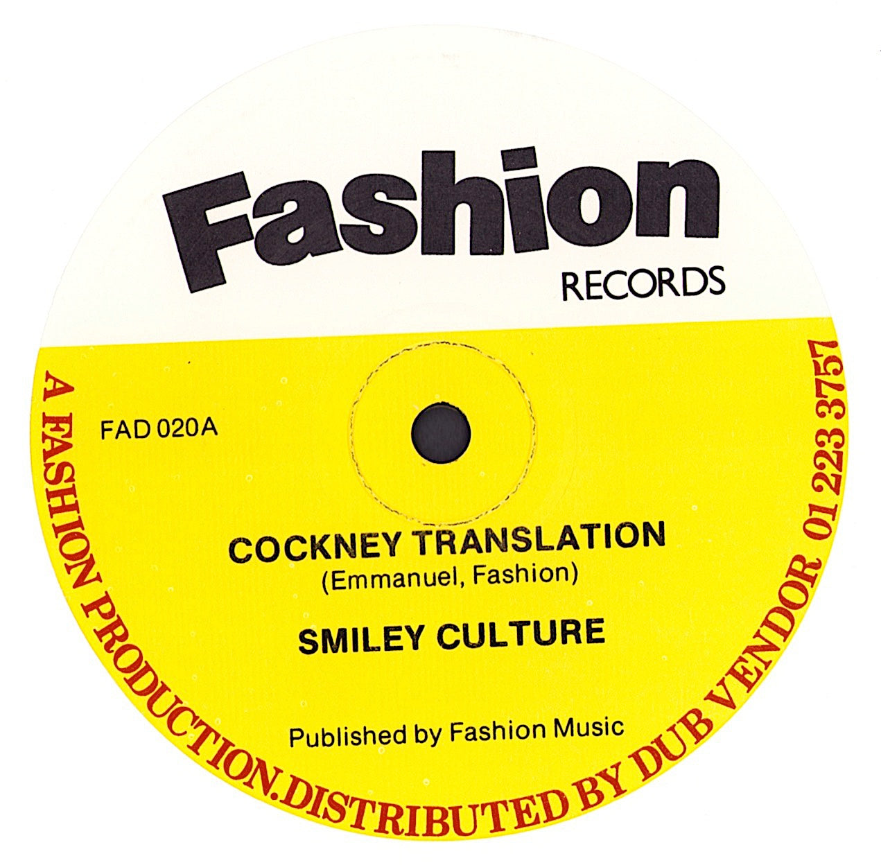 Smiley Culture - Cockney Translation Vinyl 12" Maxi
