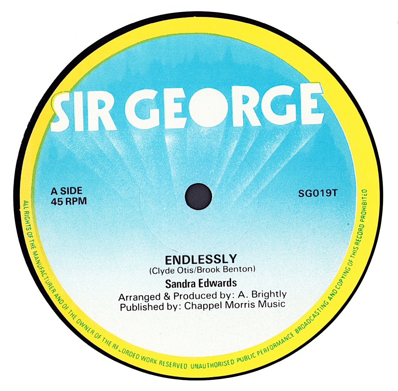 Sandra Edwards - Endlessly Vinyl 12" Maxi