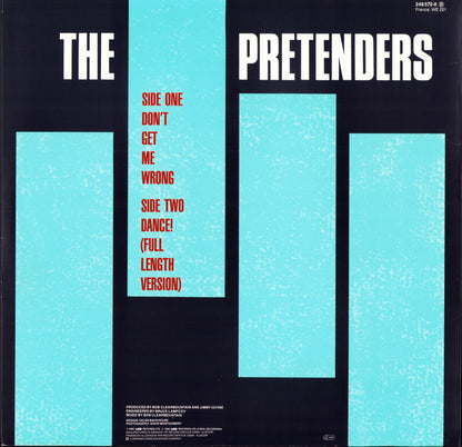 The Pretenders - Don't Get Me Wrong Vinyl 12"