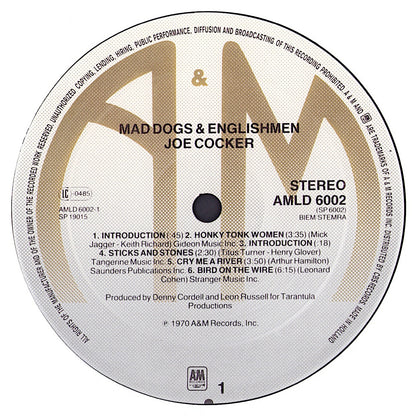 Joe Cocker ‎- Mad Dogs & Englishmen Vinyl 2LP
