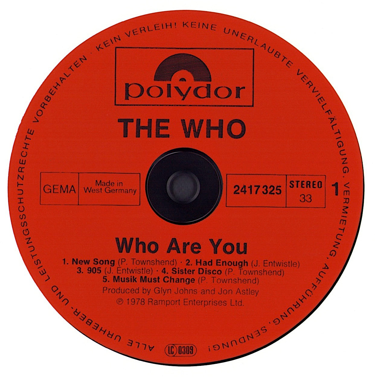 The Who - Who Are You Vinyl LP
