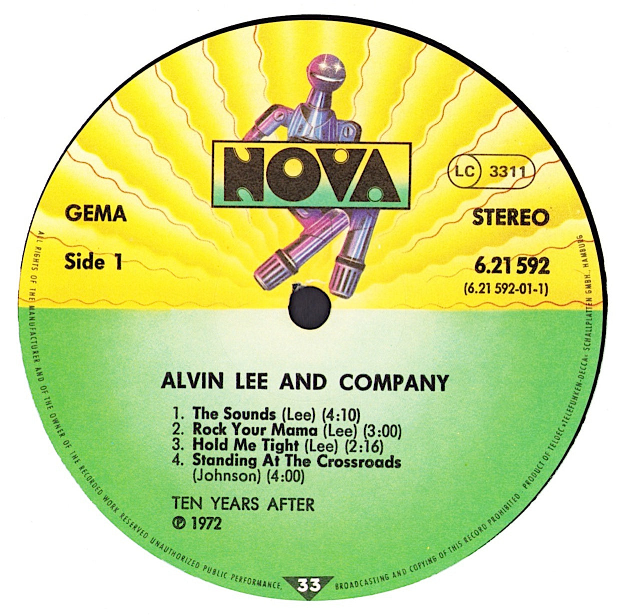 Ten Years After - Alvin Lee & Company Vinyl LP