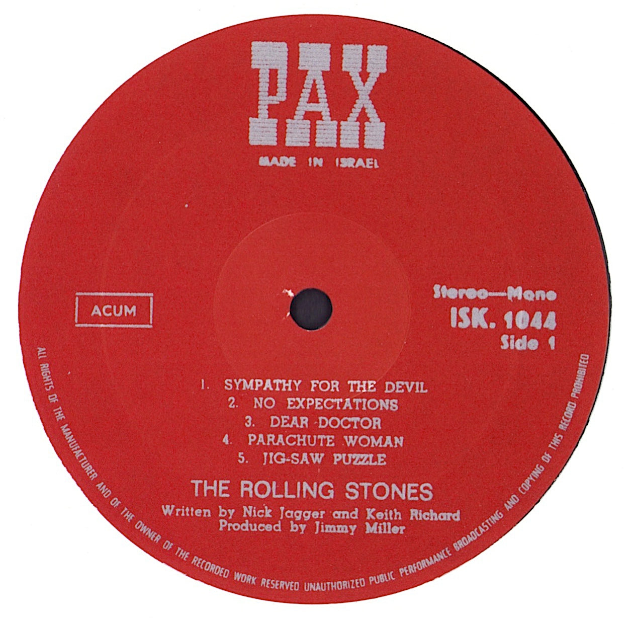 The Rolling Stones - Beggars Banquet Vinyl LP IS