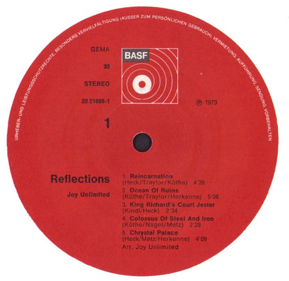 Joy Unlimited ‎- Reflections Vinyl LP