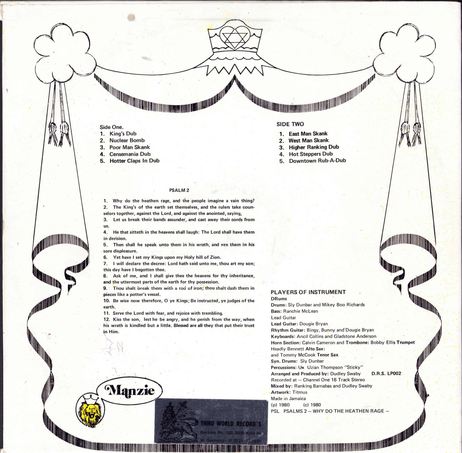Ja-Man Allstars ‎– King's Dub Vinyl LP