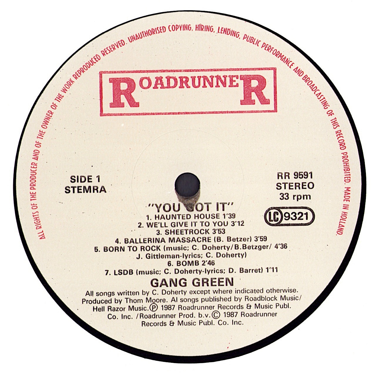 Gang Green - You Got It (Vinyl LP) – Devinylhunter-Records