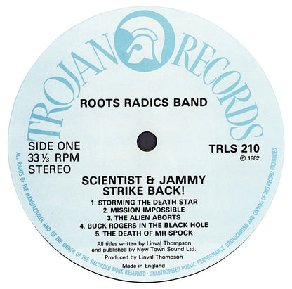 Roots Radics Band, Scientist & Prince Jammy ‎– Scientist And Jammy Strike Back! Vinyl LP