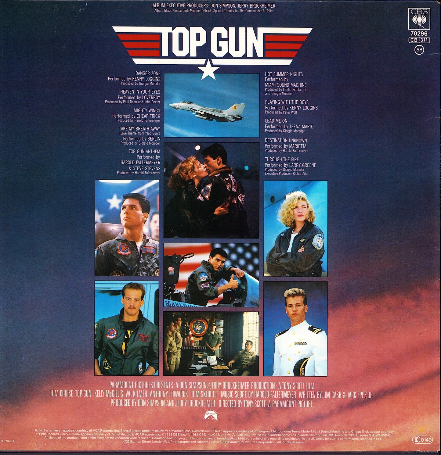 Top Gun Original Motion Picture Soundtrack Vinyl LP