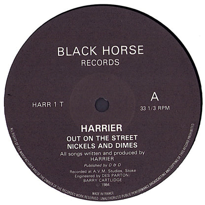 Harrier - Out On The Street Vinyl 12"