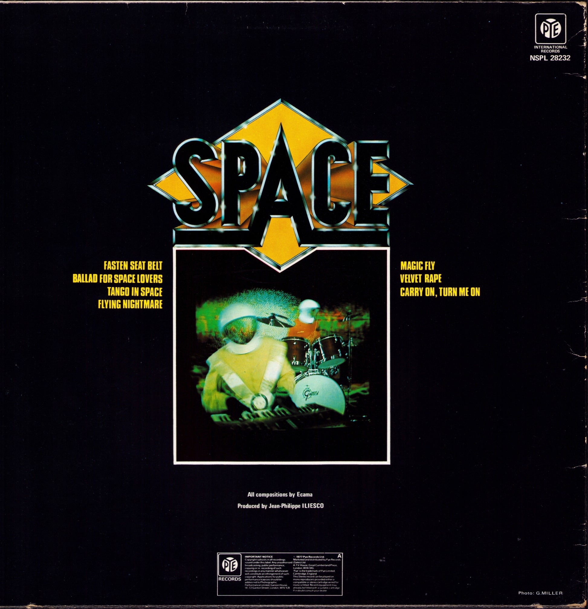 Space ‎- Magic Fly Purple Translucent Vinyl LP