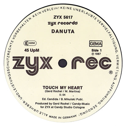 Danuta ‎– Touch My Heart Vinyl 12"