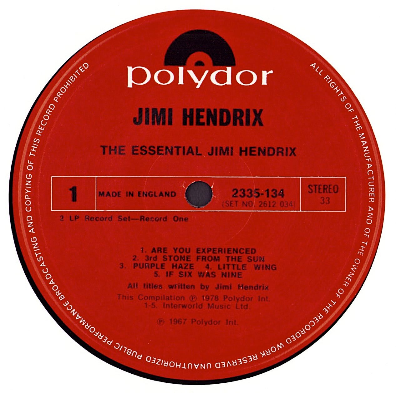 Jimi Hendrix - The Essential Jimi Hendrix Vinyl 2LP UK