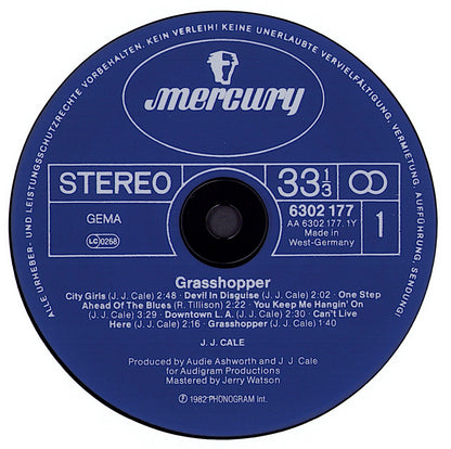 J.J. Cale ‎- Grasshopper Vinyl LP