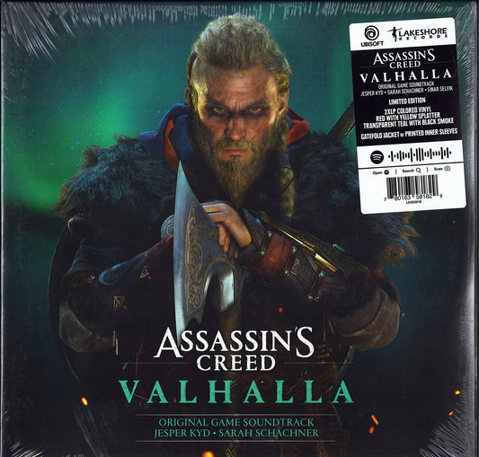 Jesper Kyd • Sarah Schachner • Einar Selvik ‎- Assassin's Creed Valhalla Original Game Soundtrack Colored Vinyl 2LP Limited Edition