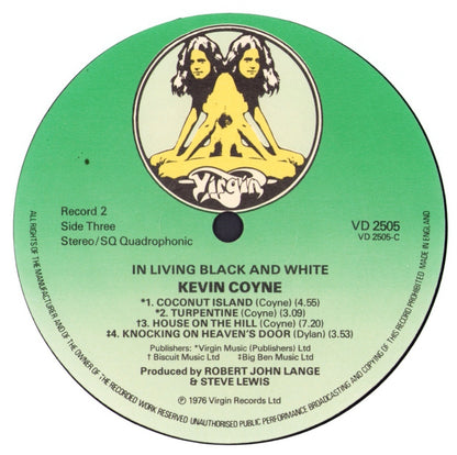 Kevin Coyne - In Living Black And White Vinyl LP UK