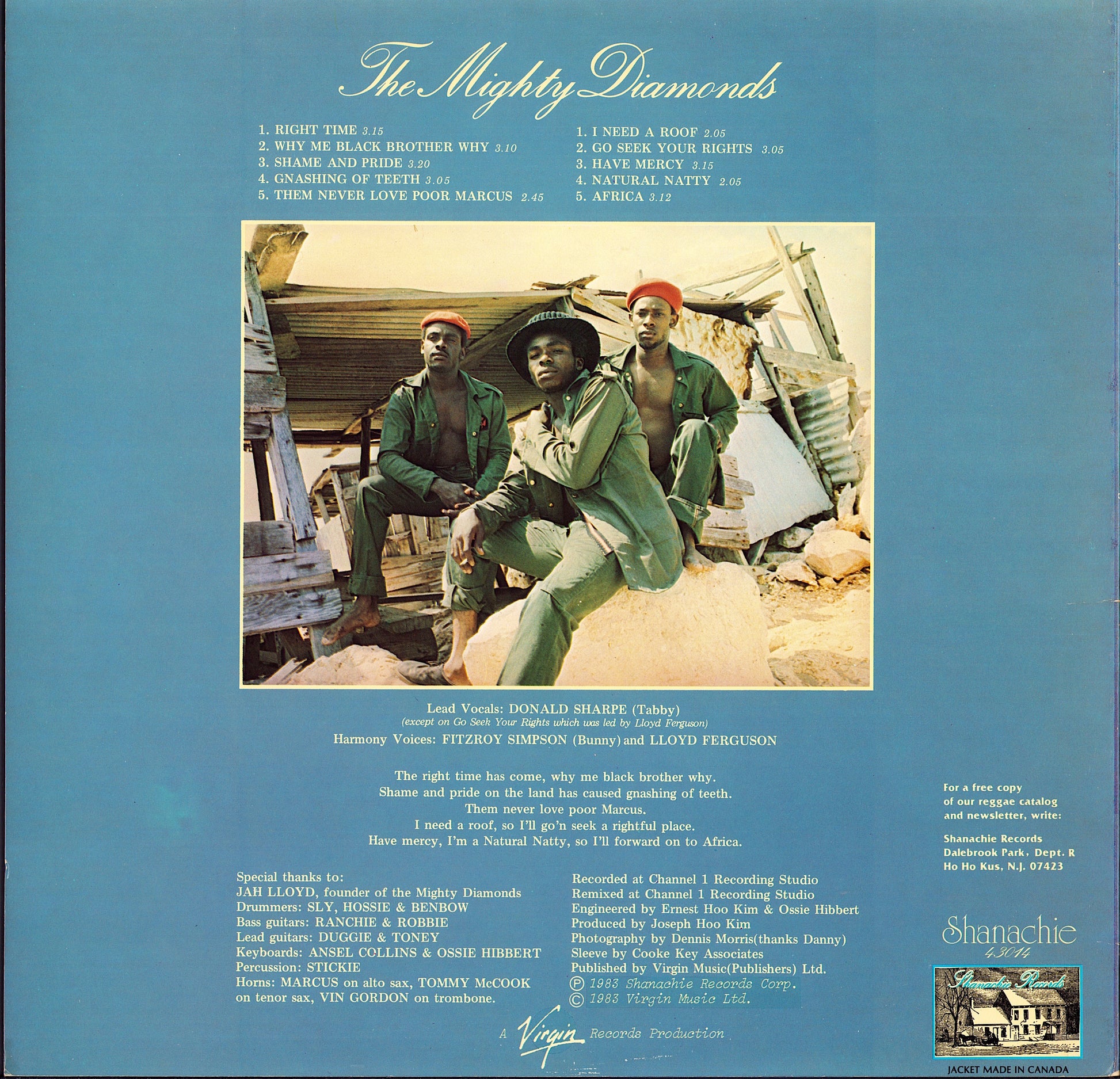 The Mighty Diamonds - Right Time Vinyl LP US