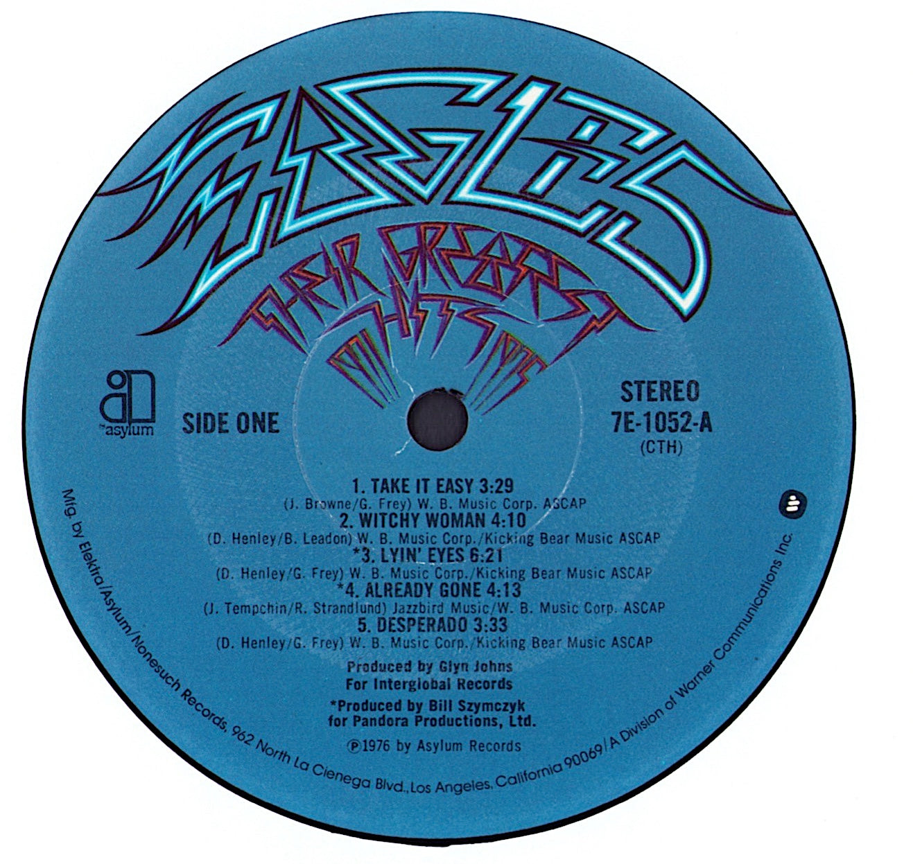 Eagles - Their Greatest Hits 1917-1975 Vinyl LP