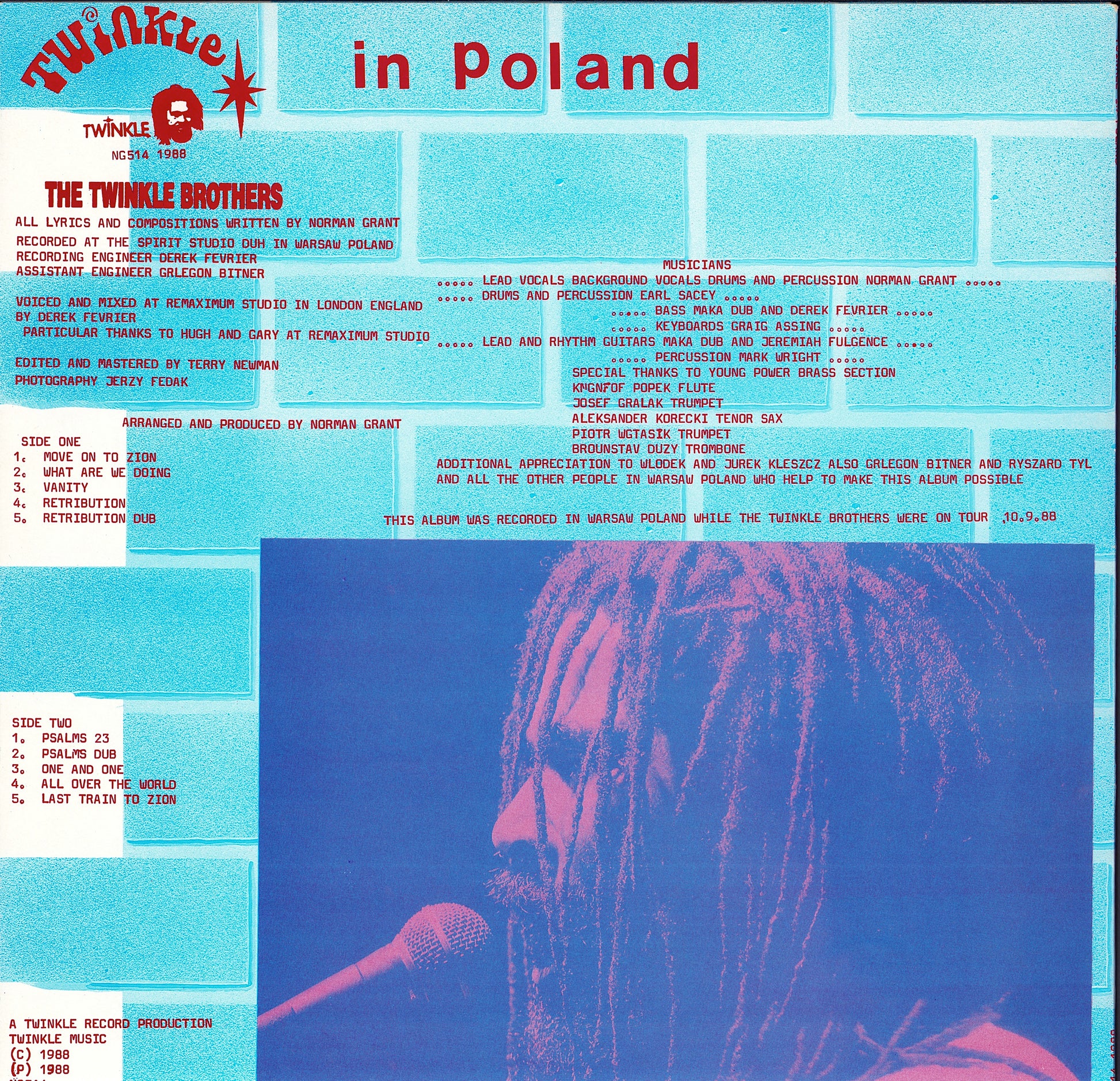 Twinkle Brothers ‎- Twinkle In Poland Vinyl LP