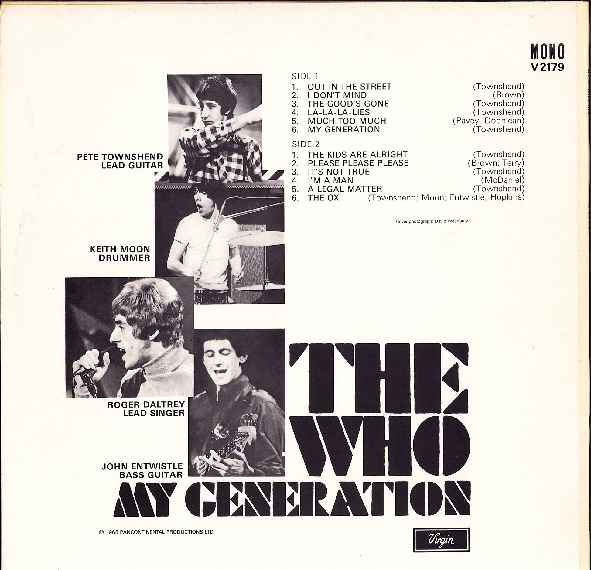 The Who - My Generation Viny LP