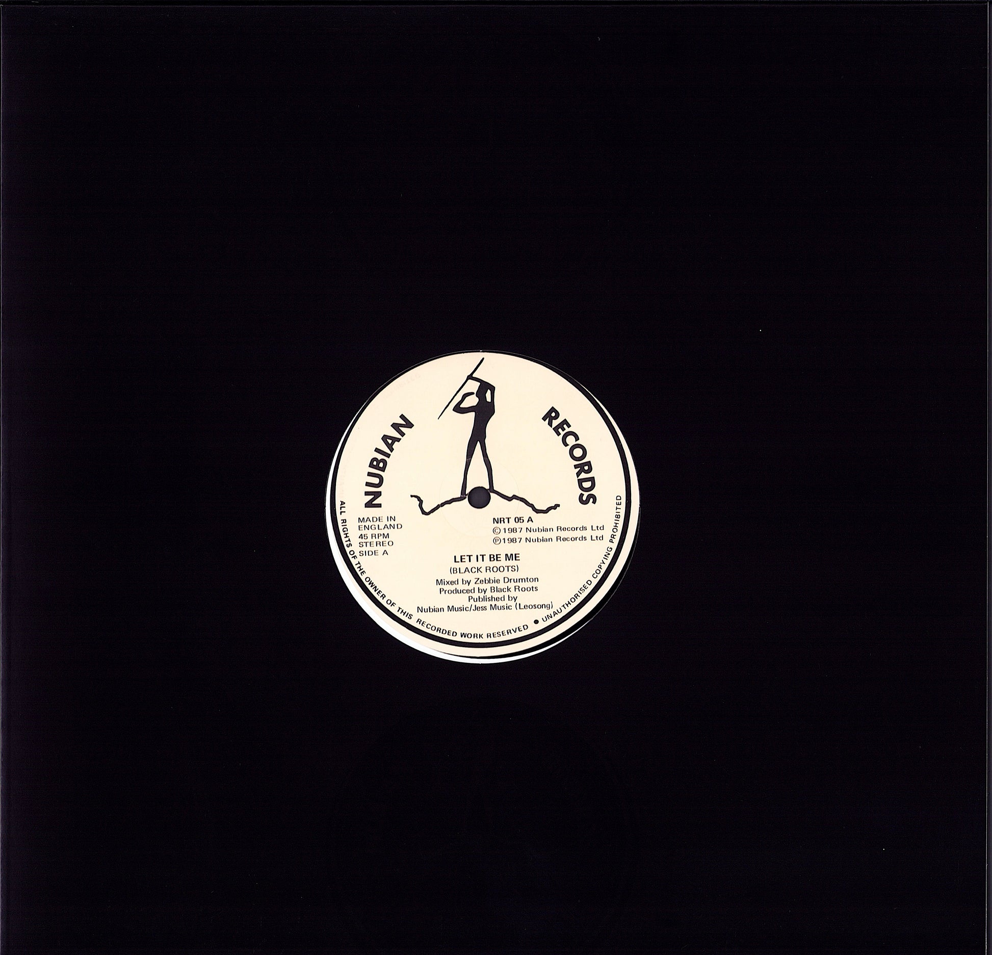 Black Roots ‎– Let It Be Me / Move On (Vinyl 12")