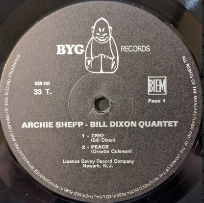 Archie Shepp / Bill Dixon - Peace Vinyl LP