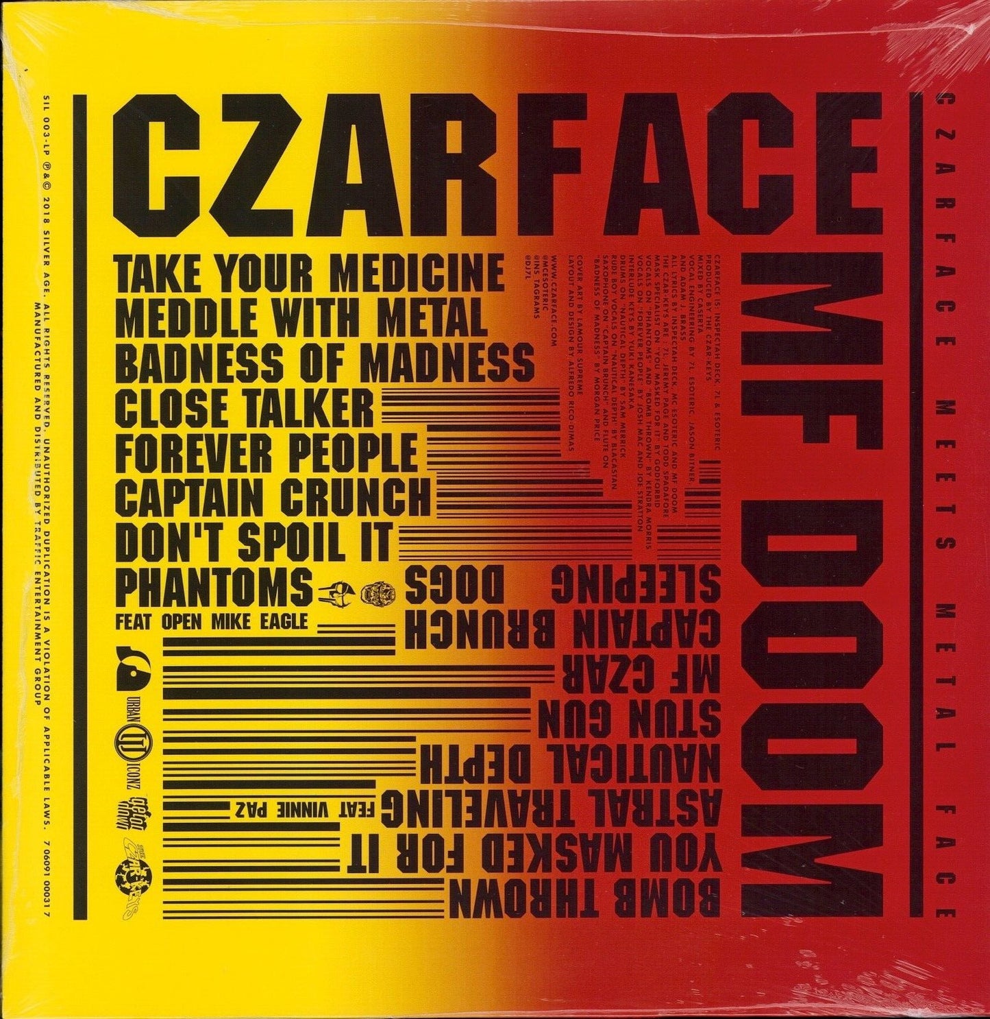 MF Doom - Czarface Meets Metal Face Vinyl LP