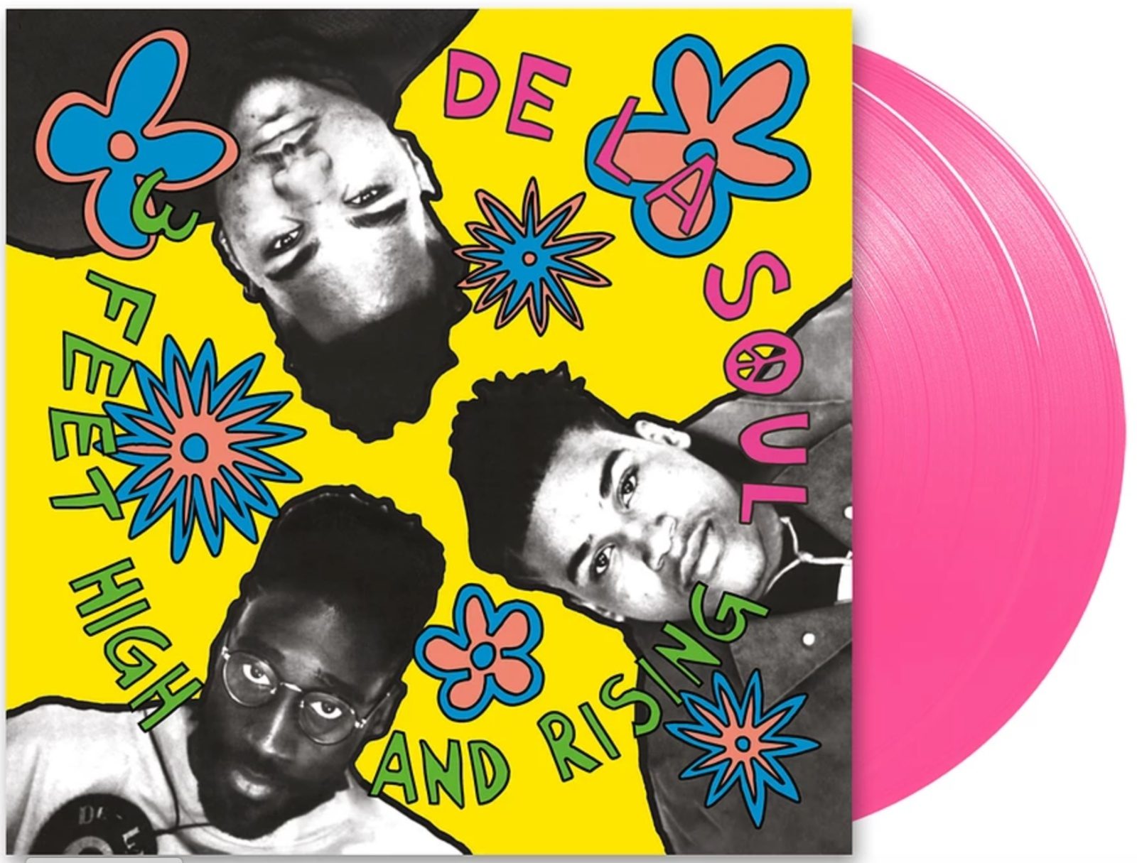 De La Soul ‎- 3 Feet High And Rising Magenta Vinyl 2LP