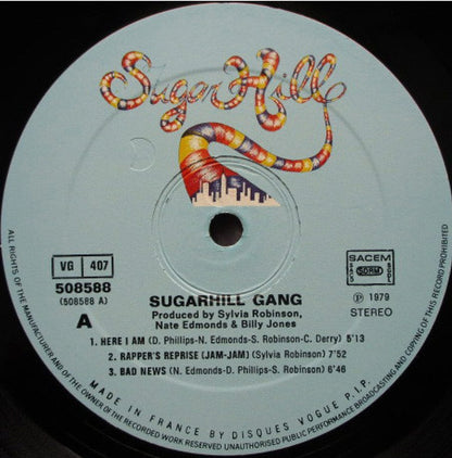 Sugar Hill Gang - Sugar Hill Gang Vinyl LP FR